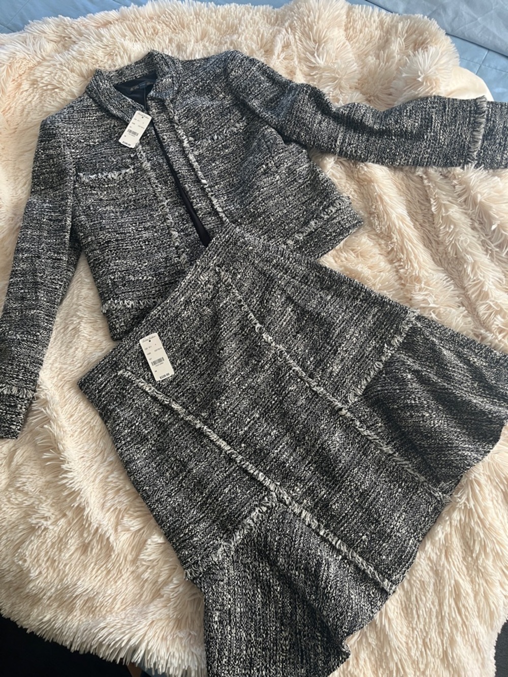 Brooks Brothers Black and White Tweed Two-Piece Set NWT size 6